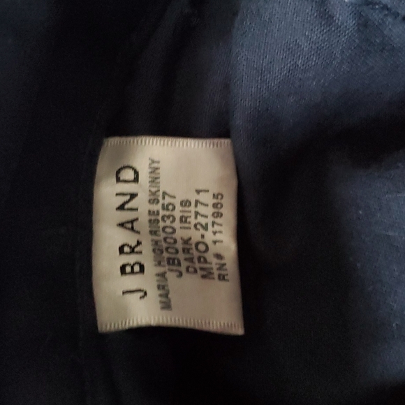 velvet J Brand Navy Velvet Skinny Pants - Picture 7 of 9